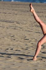 JORGIE PORTER in Bikini on the Beach in Malibu 08/28/2016
