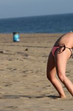 JORGIE PORTER in Bikini on the Beach in Malibu 08/28/2016