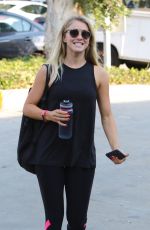 JULIANNE HOUGH Arrives at 