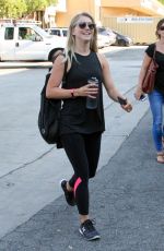 JULIANNE HOUGH Arrives at 