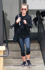 JULIANNE HOUGH Leaves a Gym in Studio City 08/09/2016