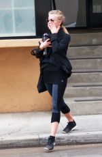 JULIANNE HOUGH Leaves a Gym in Studio City 08/09/2016
