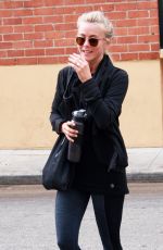 JULIANNE HOUGH Leaves a Gym in Studio City 08/09/2016