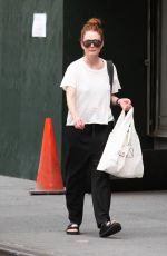 JULIANNE MOORE Out Shopping in New York 08/08/2016