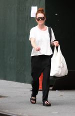 JULIANNE MOORE Out Shopping in New York 08/08/2016