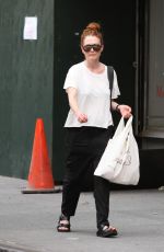 JULIANNE MOORE Out Shopping in New York 08/08/2016