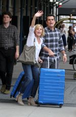 JULIE BOWEN on the Set of Modern Family in Los Angeles 08/25/2016