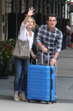 JULIE BOWEN on the Set of Modern Family in Los Angeles 08/25/2016
