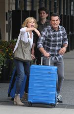 JULIE BOWEN on the Set of Modern Family in Los Angeles 08/25/2016