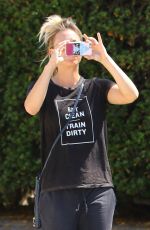 KALEY COUCO Out and  About in Los Angeles 08/16/2016