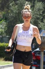 KALEY CUOCO Leaves Yoga Class in Sherman Oaks 08/15/2016