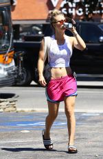 KALEY CUOCO Out and About in Sherman Oaks 08/15/2016