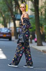 KARLIE KLOSS Out and About in New York 08/25/2016