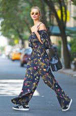 KARLIE KLOSS Out and About in New York 08/25/2016
