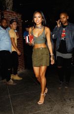 KARREUCHE TRAN Leaves The Abbey in West Hollywood 08/18/2016