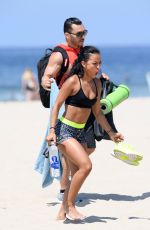 KARREUCHE TRAN Working Out at a Beach in Venice 08/02/2016