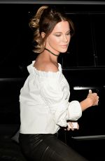 KATE BECKINSALE at Nice Guy in West Hollywood 08/20/2016