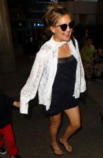KATE HUDSON at LAX Airport in Los Angeles 08/20/2016
