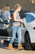 KATE HUDSON in Ripped Jeans Leaves Nobu in Malibu 08/21/2016