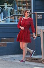 KATE MARA Leaves Broome St. General Store in Los Angeles 08/04/2016