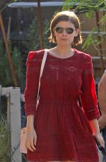 KATE MARA Leaves Broome St. General Store in Los Angeles 08/04/2016