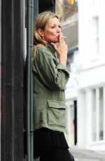 KATE MOSS Out and About in London 07/27/2016