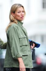 KATE MOSS Out and About in London 07/27/2016