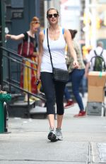 KATE UPTON in Leggings Out in New York 08/01/2016