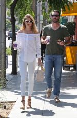 KATE UPTON Leaves Coffee Been & Tea Leaf in Beverly Hills 08/11/2016