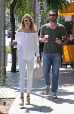 KATE UPTON Leaves Coffee Been & Tea Leaf in Beverly Hills 08/11/2016