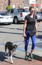KATE UPTON Walks Her Dog Out in Beverly Hills 08/12/2016