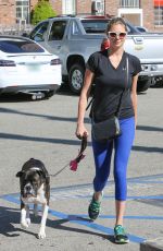 KATE UPTON Walks Her Dog Out in Beverly Hills 08/12/2016