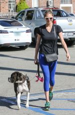 KATE UPTON Walks Her Dog Out in Beverly Hills 08/12/2016