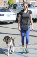 KATE UPTON Walks Her Dog Out in Beverly Hills 08/12/2016