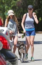 KATE UPTON Walks Her Dog Out in Los Angeles 08/16/2016