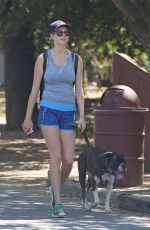 KATE UPTON Walks Her Dog Out in Los Angeles 08/16/2016