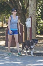 KATE UPTON Walks Her Dog Out in Los Angeles 08/16/2016