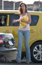 KATIE HOLMES on the Set of 
