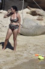 KATY PERRY in Bikini and Orlando Bloom at a Beach in Italy 08/04/2016