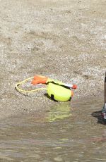 KATY PERRY in Bikini and Orlando Bloom at a Beach in Italy 08/04/2016