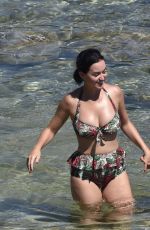 KATY PERRY in Bikini and Orlando Bloom at a Beach in Italy 08/04/2016
