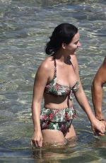 KATY PERRY in Bikini and Orlando Bloom at a Beach in Italy 08/04/2016