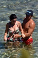 KATY PERRY in Bikini and Orlando Bloom at a Beach in Italy 08/04/2016