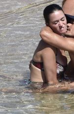 KATY PERRY in Bikini and Orlando Bloom at a Beach in Italy 08/04/2016