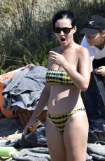 KATY PERRY in Bikini at a Beach in Italy 08/03/2016