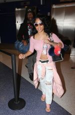 KAYSHIA COLE at LAX Airport in Los Angeles 08/05/2016