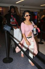 KAYSHIA COLE at LAX Airport in Los Angeles 08/05/2016