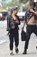 KELLY OSBOURNE Out and About in New York 08/01/2016