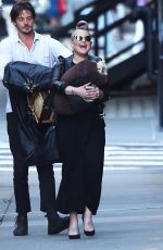 KELLY OSBOURNE Out with Her Dog in New York 08/18/2016