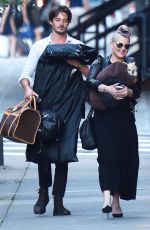 KELLY OSBOURNE Out with Her Dog in New York 08/18/2016